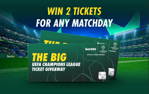 bet365 Big Champions League Ticket Giveaway!